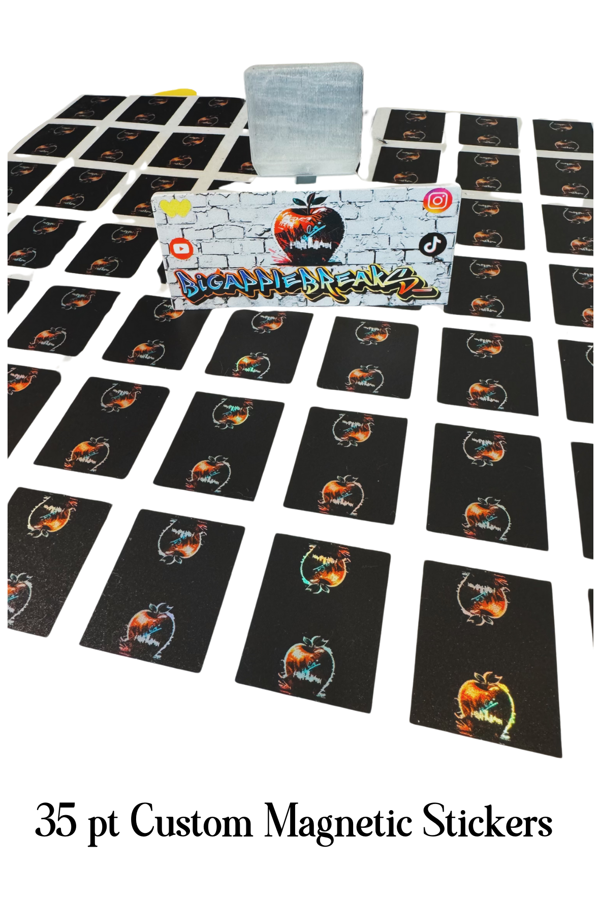 Wholesale Custom Magnetic Branding Stickers